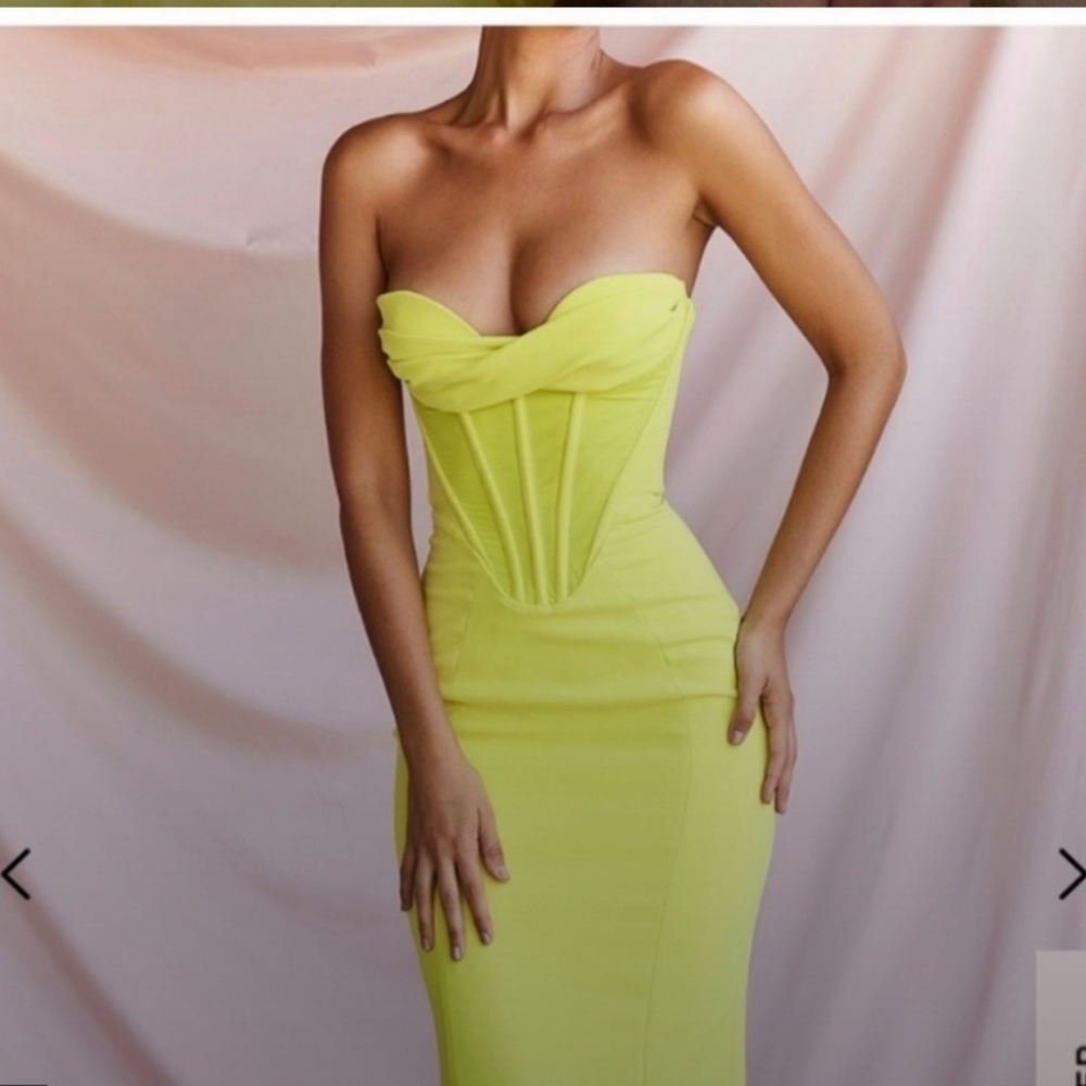 House of CB Olive Midi Dress